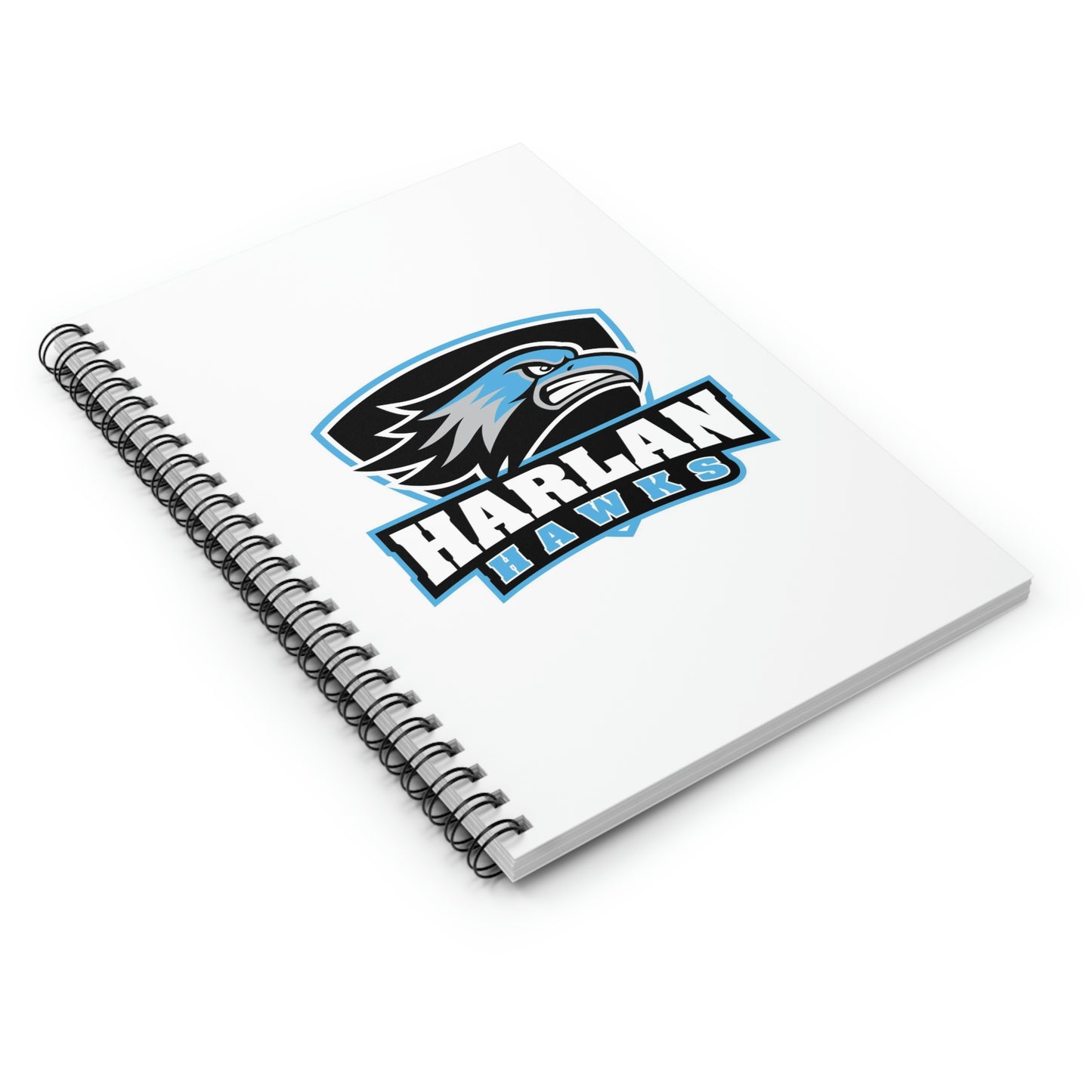 Harlan Hawks Spiral Notebook - Ruled Line