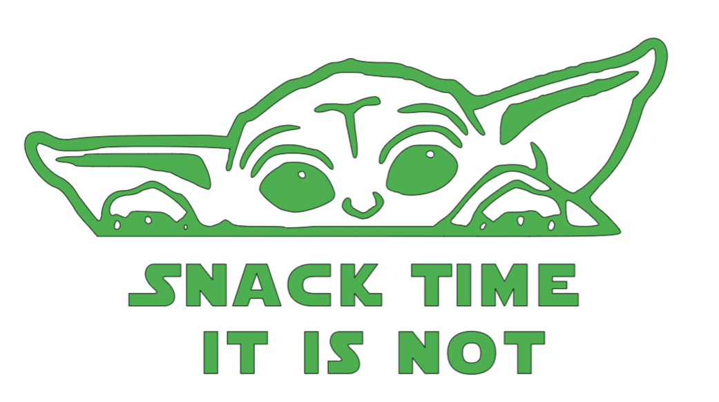 Yoda Refrigerator Decal