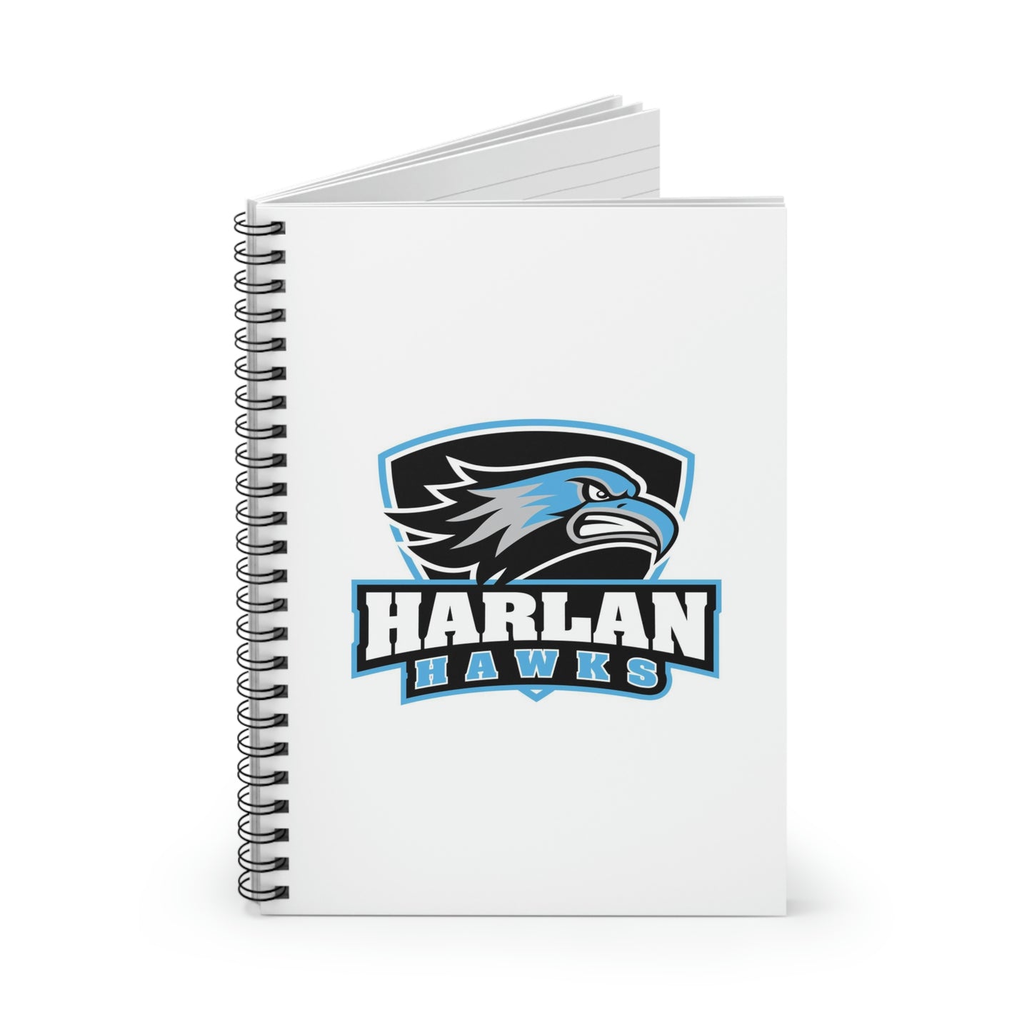 Harlan Hawks Spiral Notebook - Ruled Line