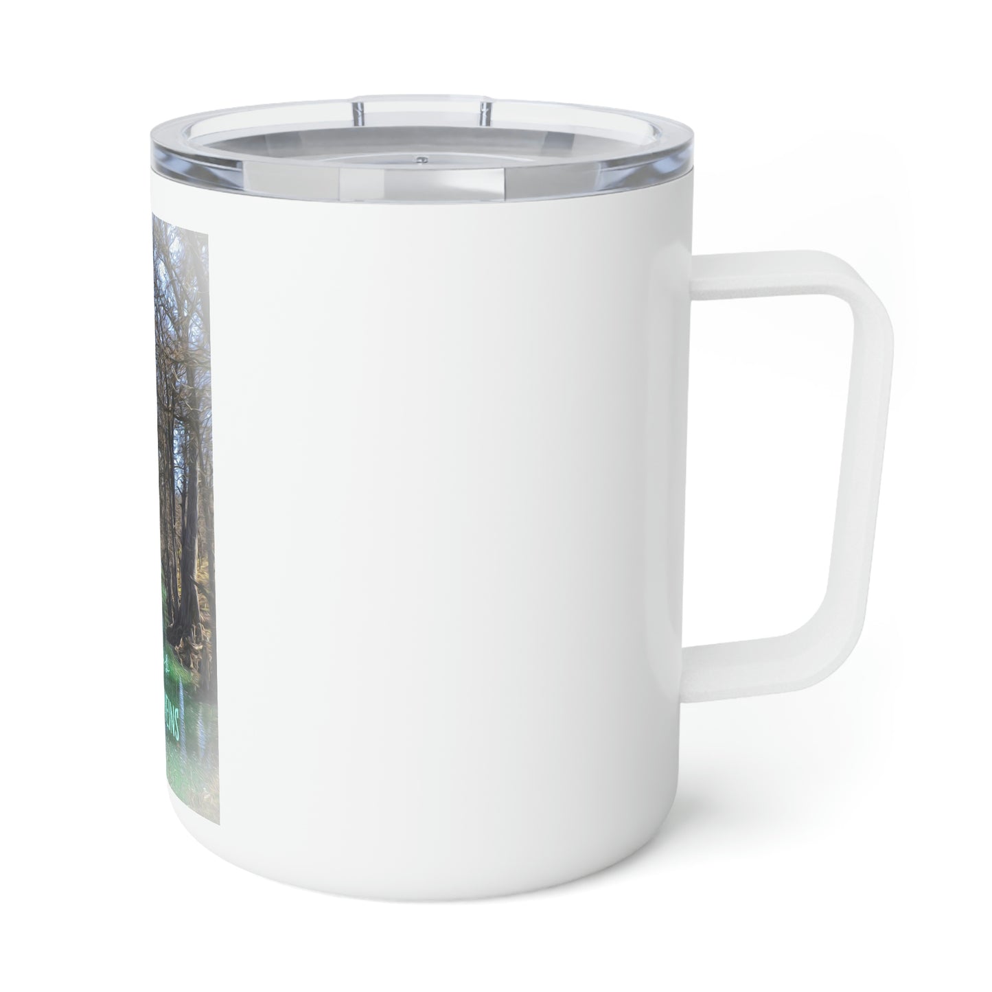 Texas flows through my veins Insulated Coffee Mug, 10oz