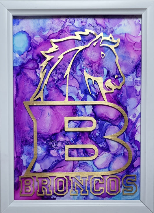 Brandies High School Alcohol Ink Art