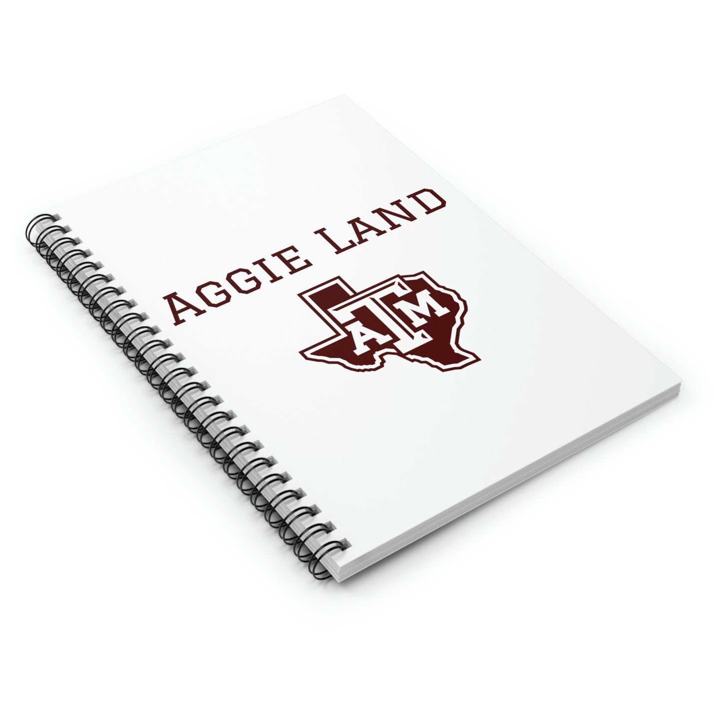 Aggie land Spiral Notebook - Ruled Line