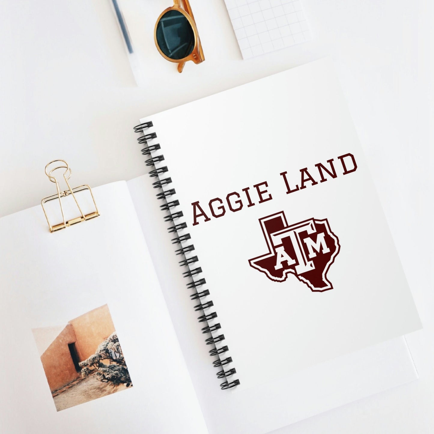 Aggie land Spiral Notebook - Ruled Line